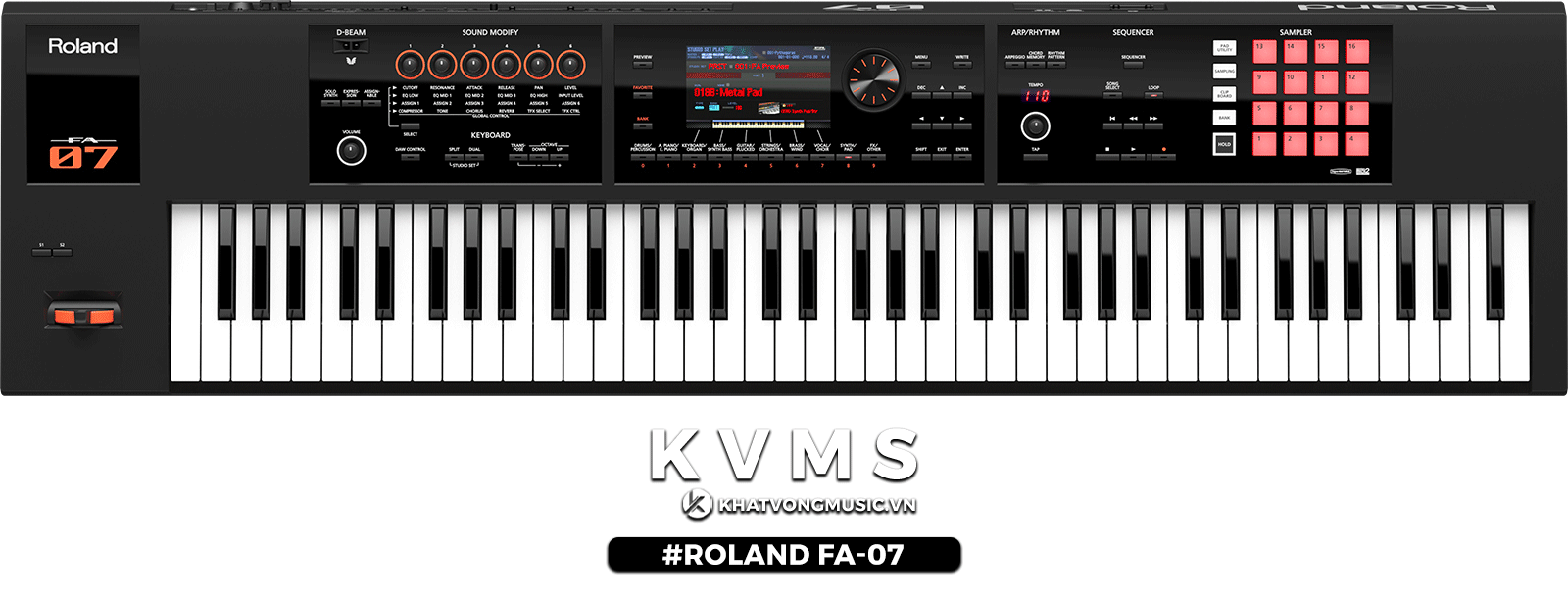Roland FA-07 keyboard