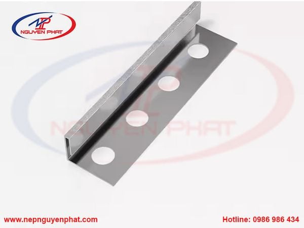 Nẹp inox ốp góc L5x10