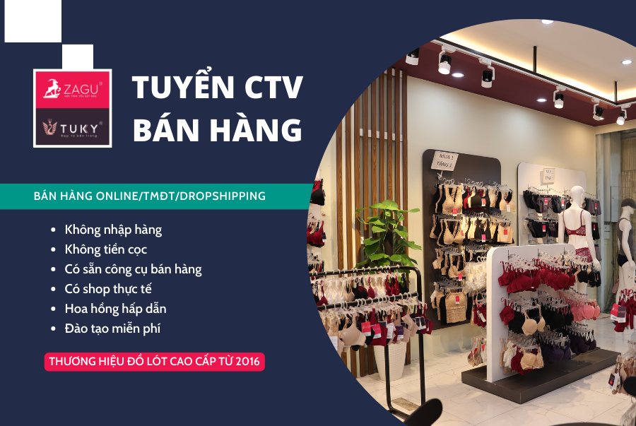 [2024] Tuyển CTV bán hàng ZAGU