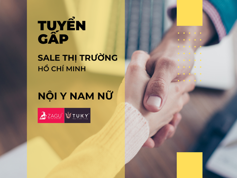 [2024] Tuyển gấp sale thị trường khu vực HCM