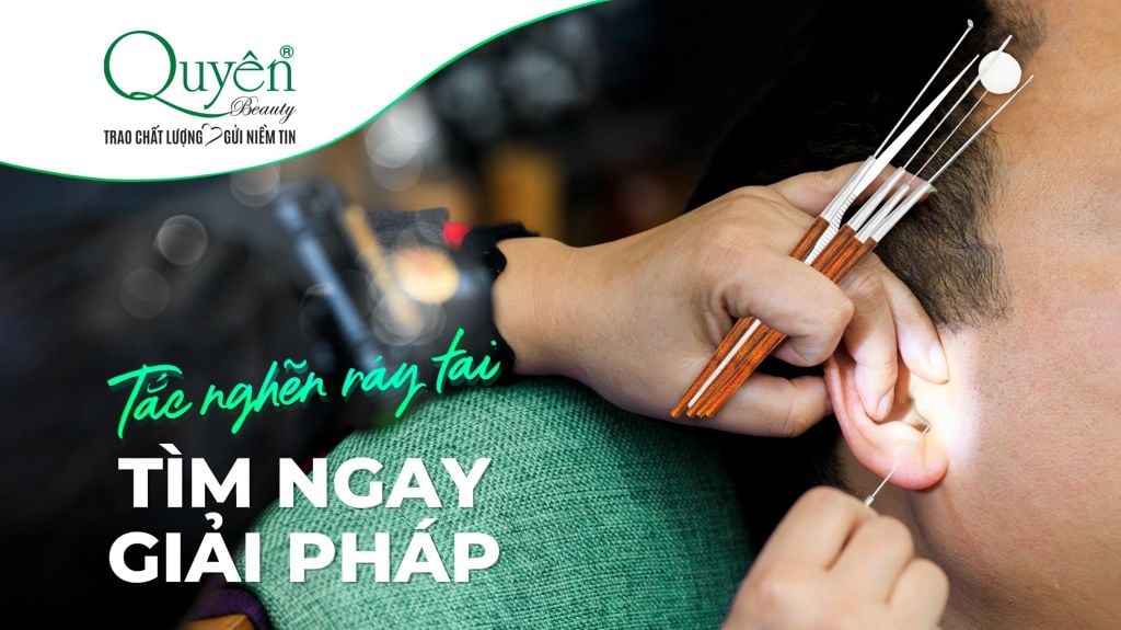 TẮC NGHẼN RÁY TAI TÌM NGAY GIẢI PHÁP