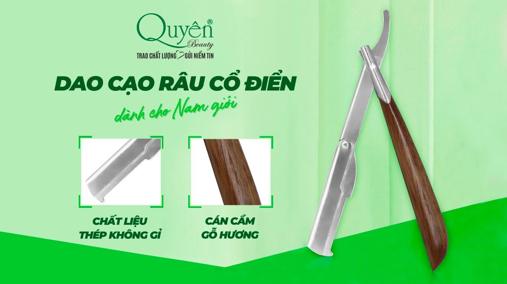 👱 DAO CẠO RÂU CỔ ĐIỂN CHO NAM GIỚI 👱
