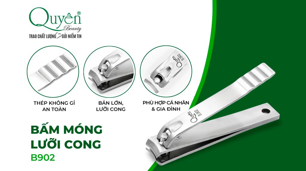 ✨ BẤM MÓNG LƯỠI CONG B902✨