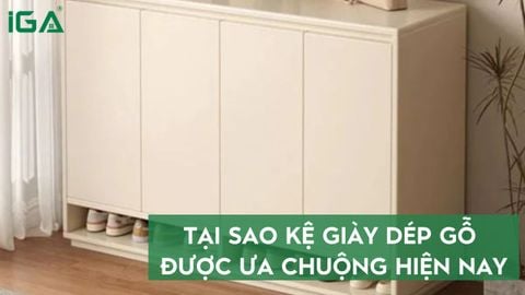 Tại sao mẫu kệ giày dép bằng gỗ lại được ưa chuộng trong thiết kế nhà hiện đại?