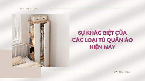 Tủ thông minh - sự khác biệt của các loại tủ quần áo hiện nay