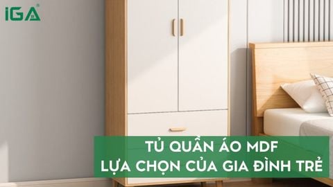 Tại sao tủ quần áo MDF là lựa chọn hàng đầu của người trẻ hiện nay?