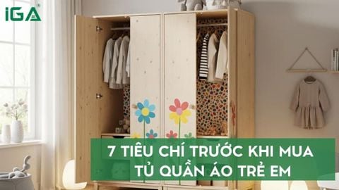 7 tiêu chí quan trọng cần biết trước khi mua tủ quần áo trẻ em