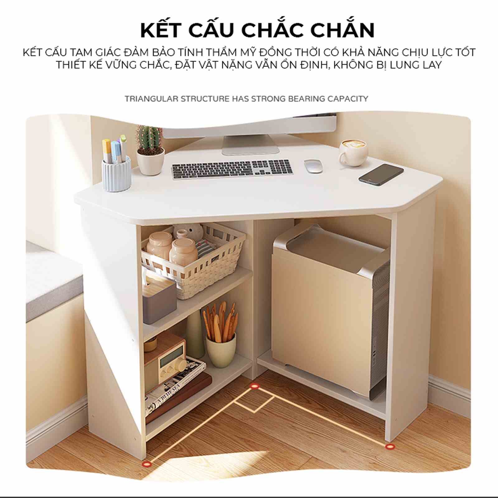 Bàn làm việc góc