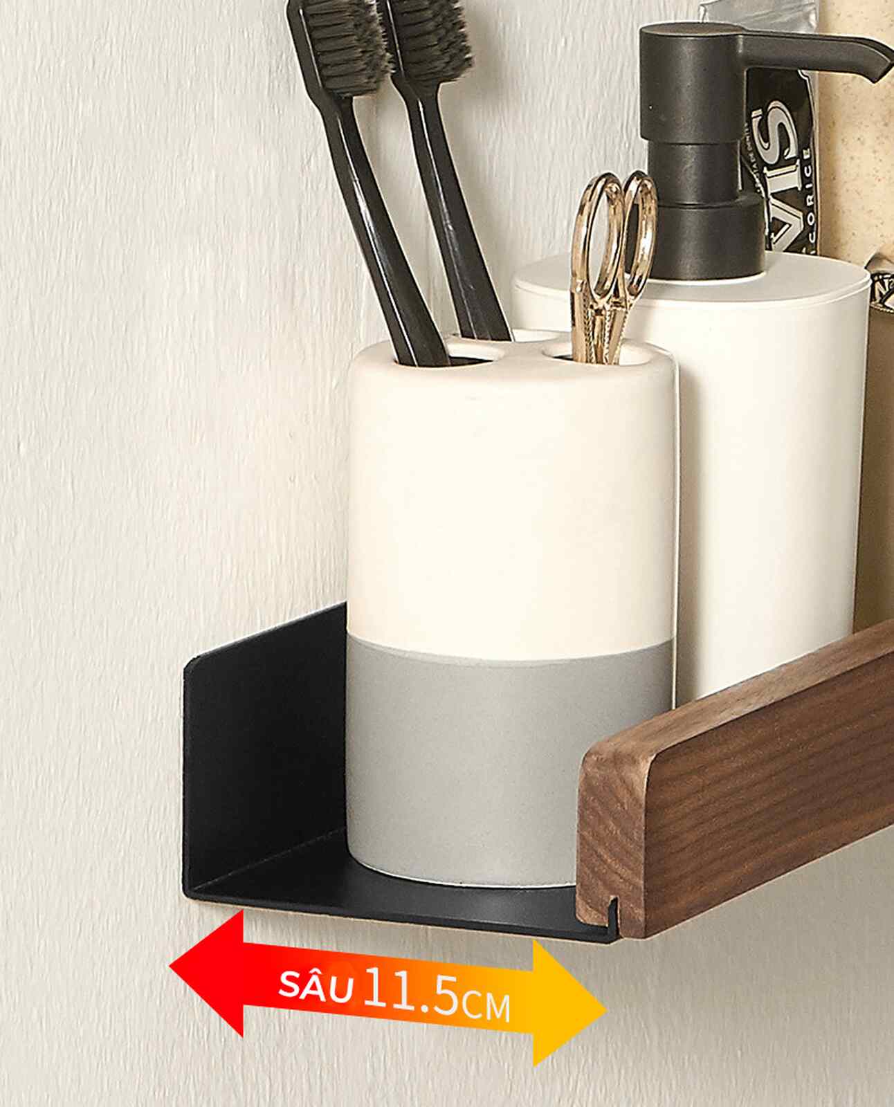 Kệ nhà tắm thiết kế tối giản