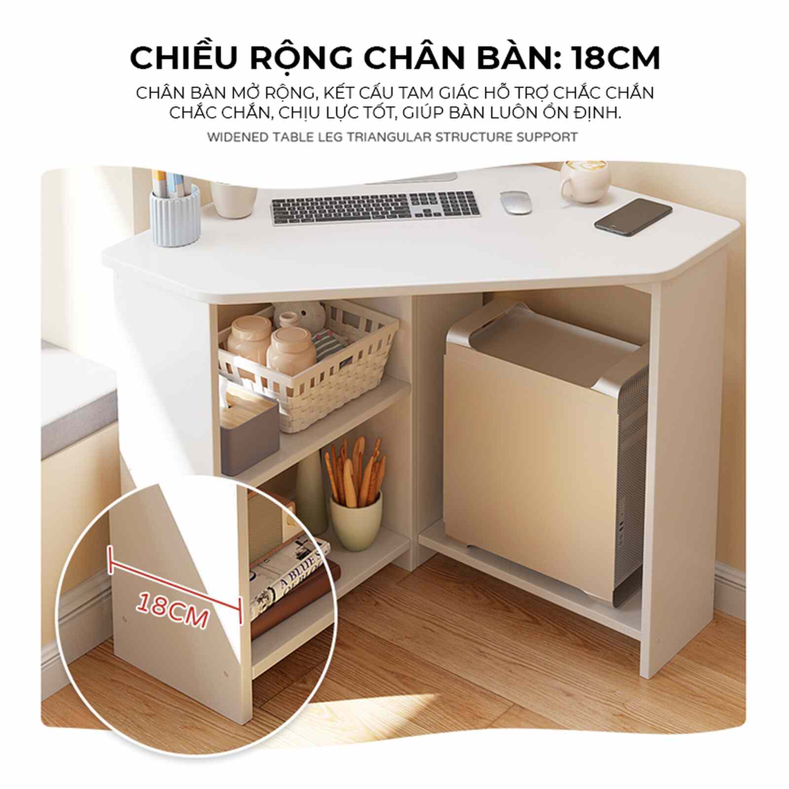 Bàn làm việc góc