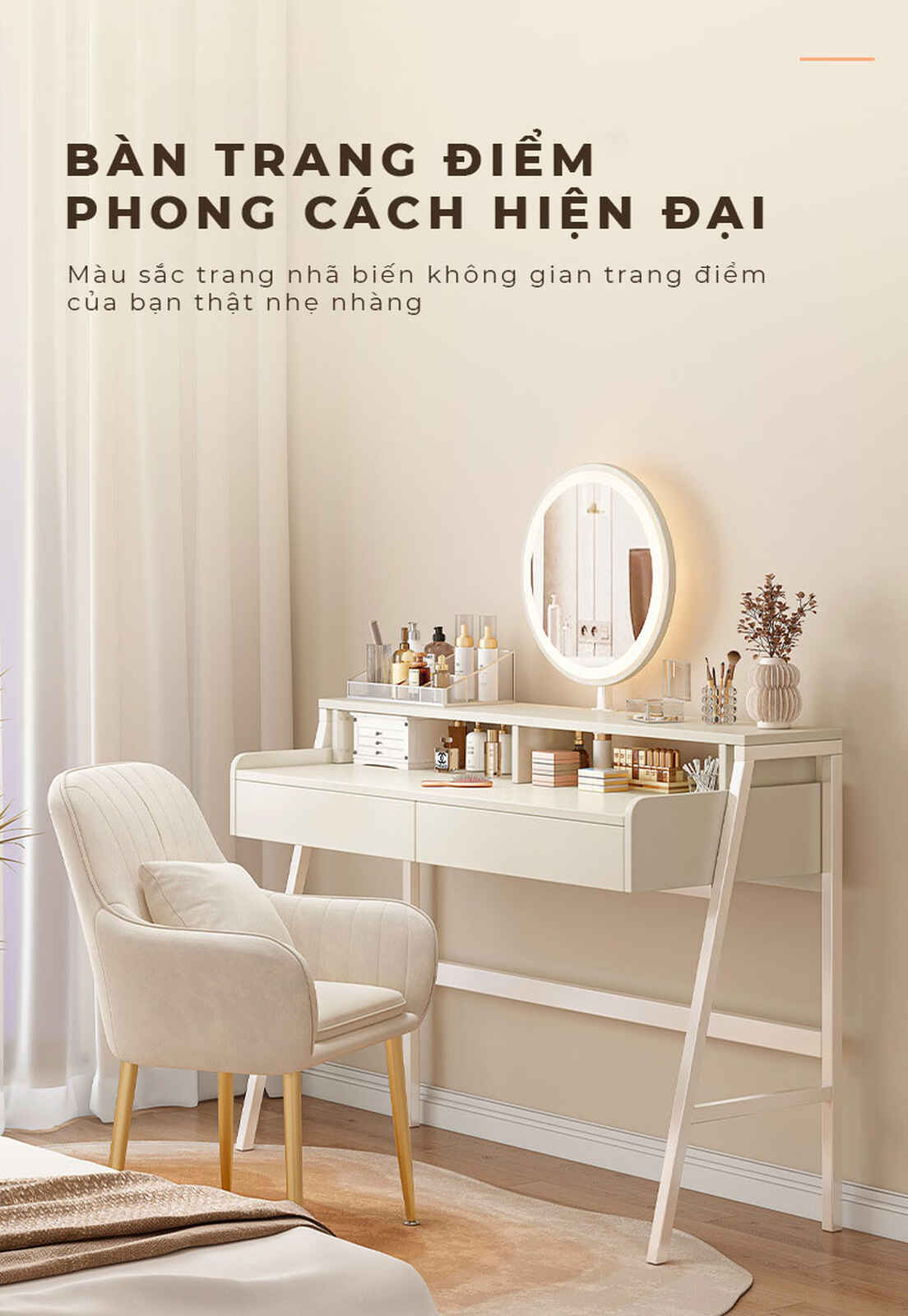 Bàn trang điểm phòng ngủ