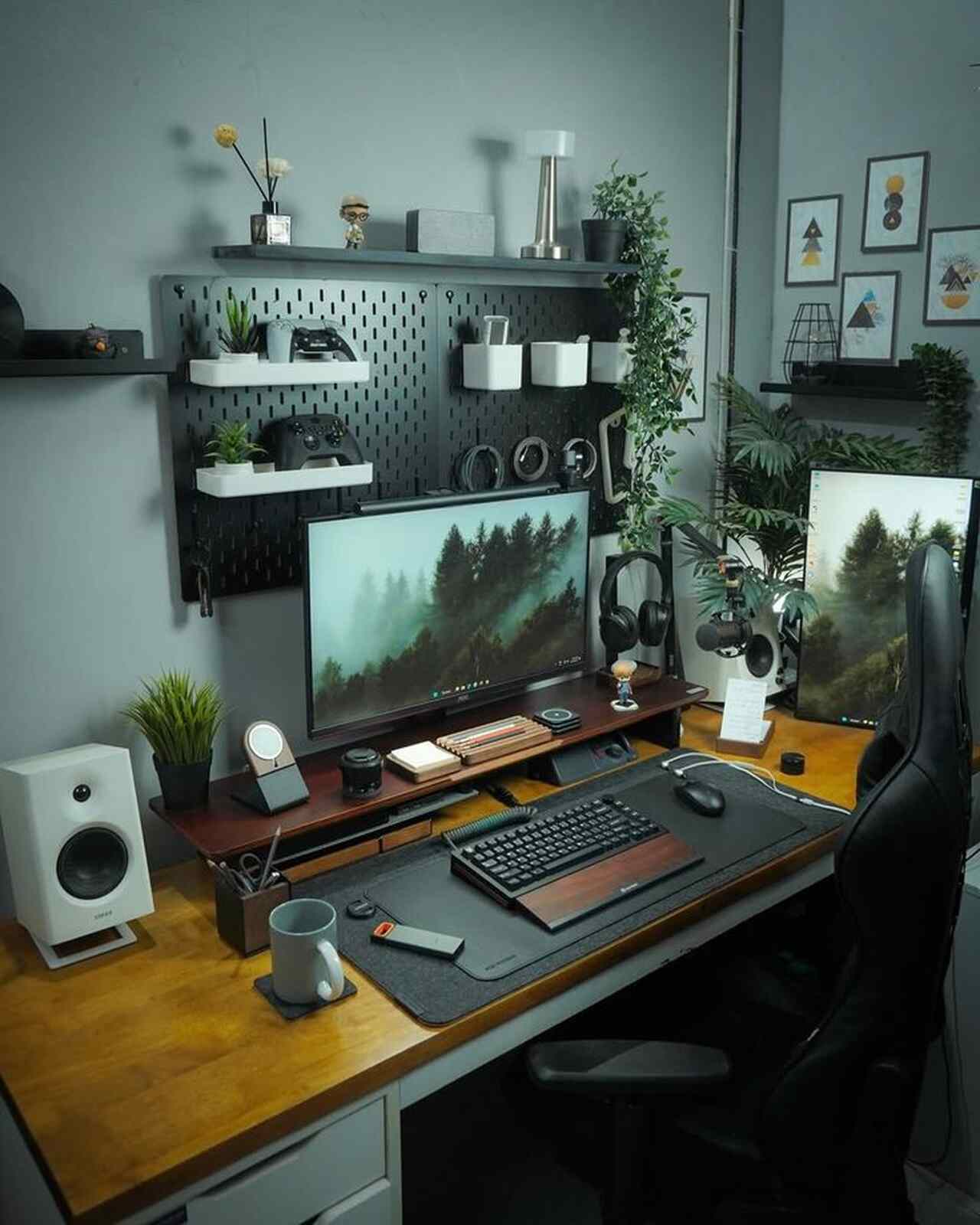 kệ gỗ để màn hình máy tính