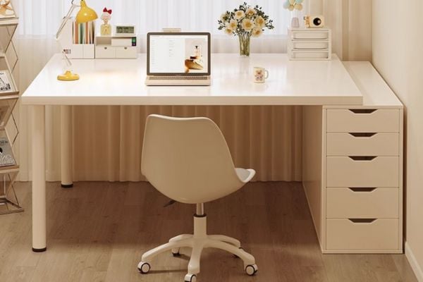 bàn làm việc gỗ tự nhiên