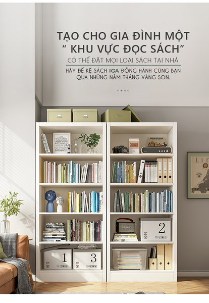 kệ sách 5 tầng