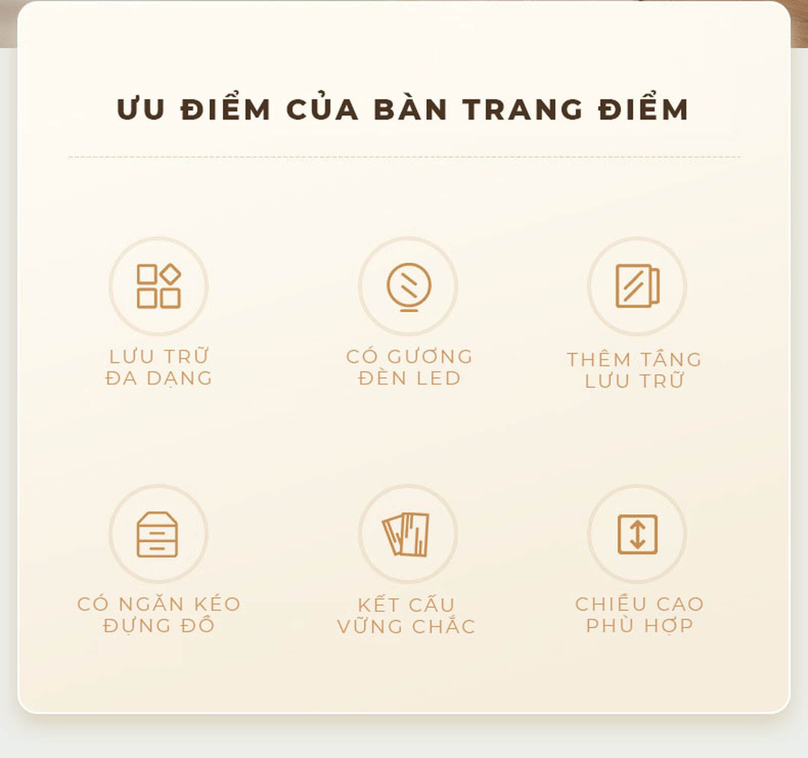 Bàn trang điểm phòng ngủ