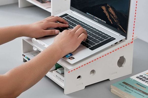 Kệ máy tính 2 tầng