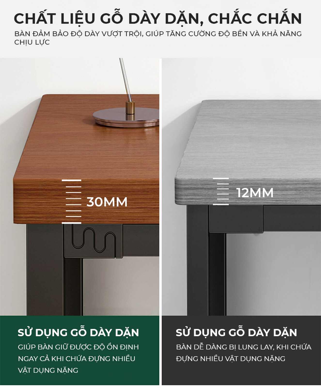 Bàn làm việc thông minh kết hợp tủ hồ sơ di động