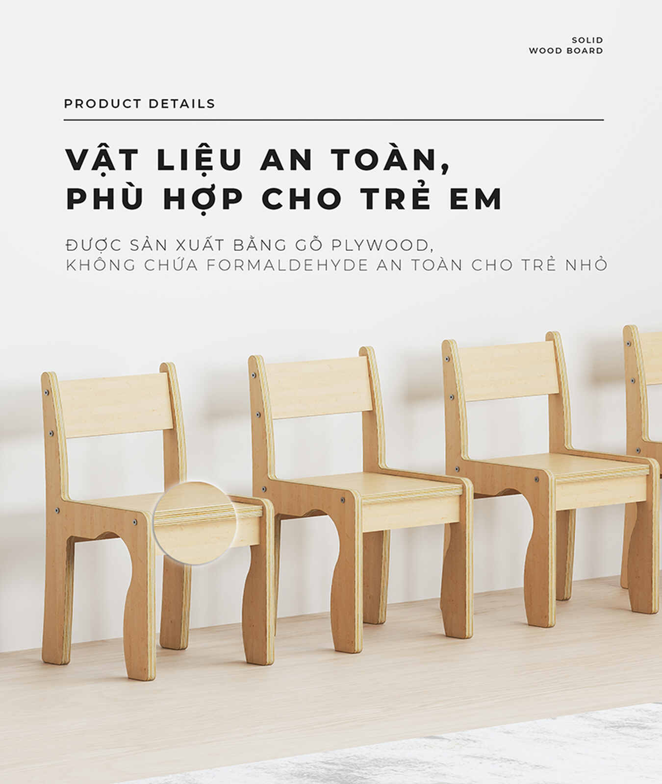Ghế đa năng cho trẻ mẫu giáo