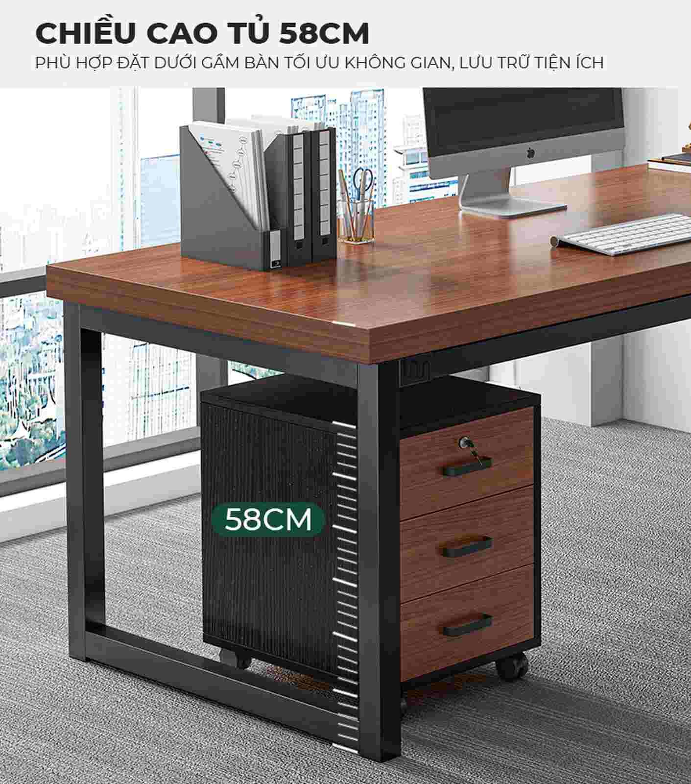 Tủ hồ sơ bằng gỗ cao cấp
