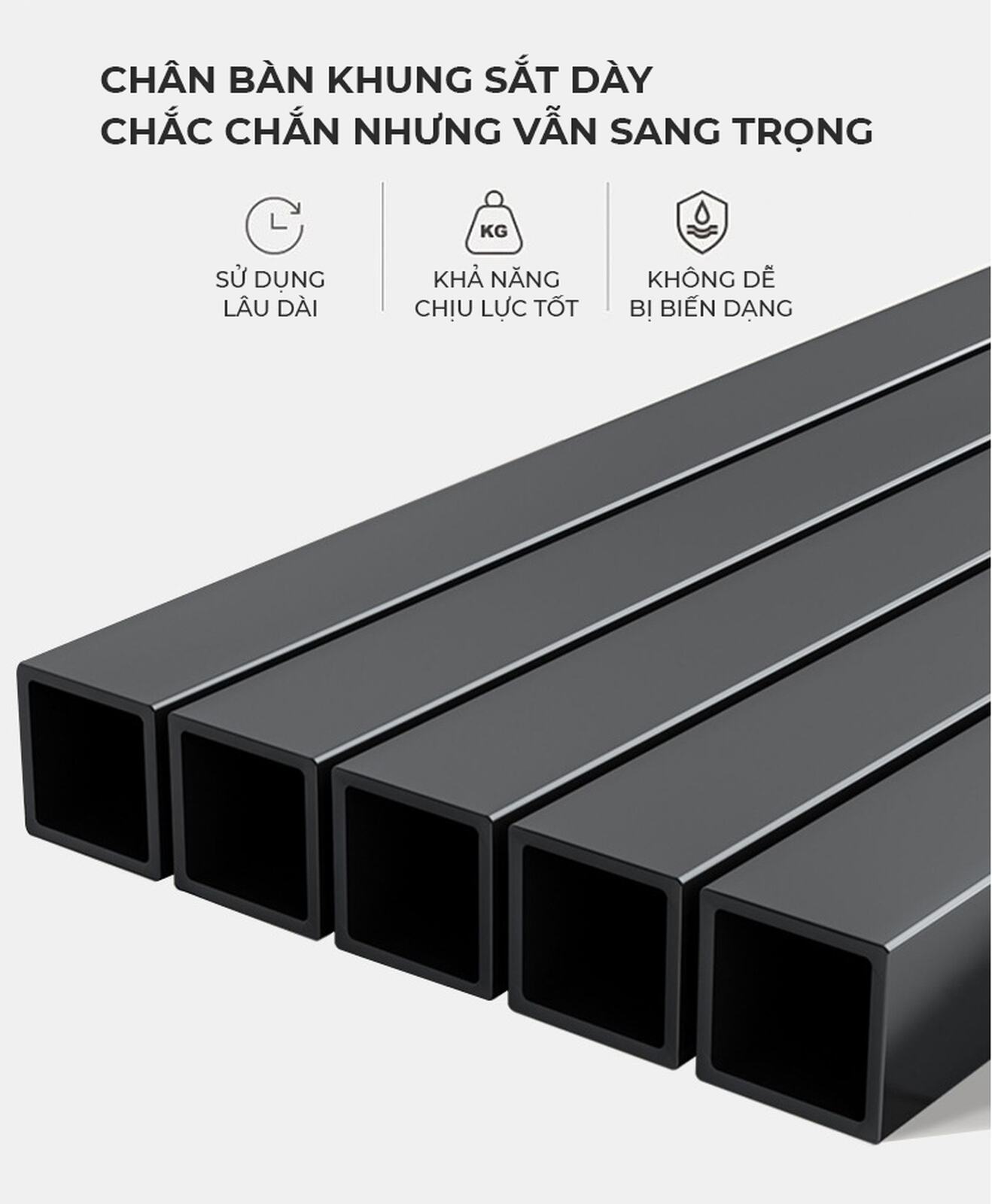 Bàn trà sofa tròn TC khung đen