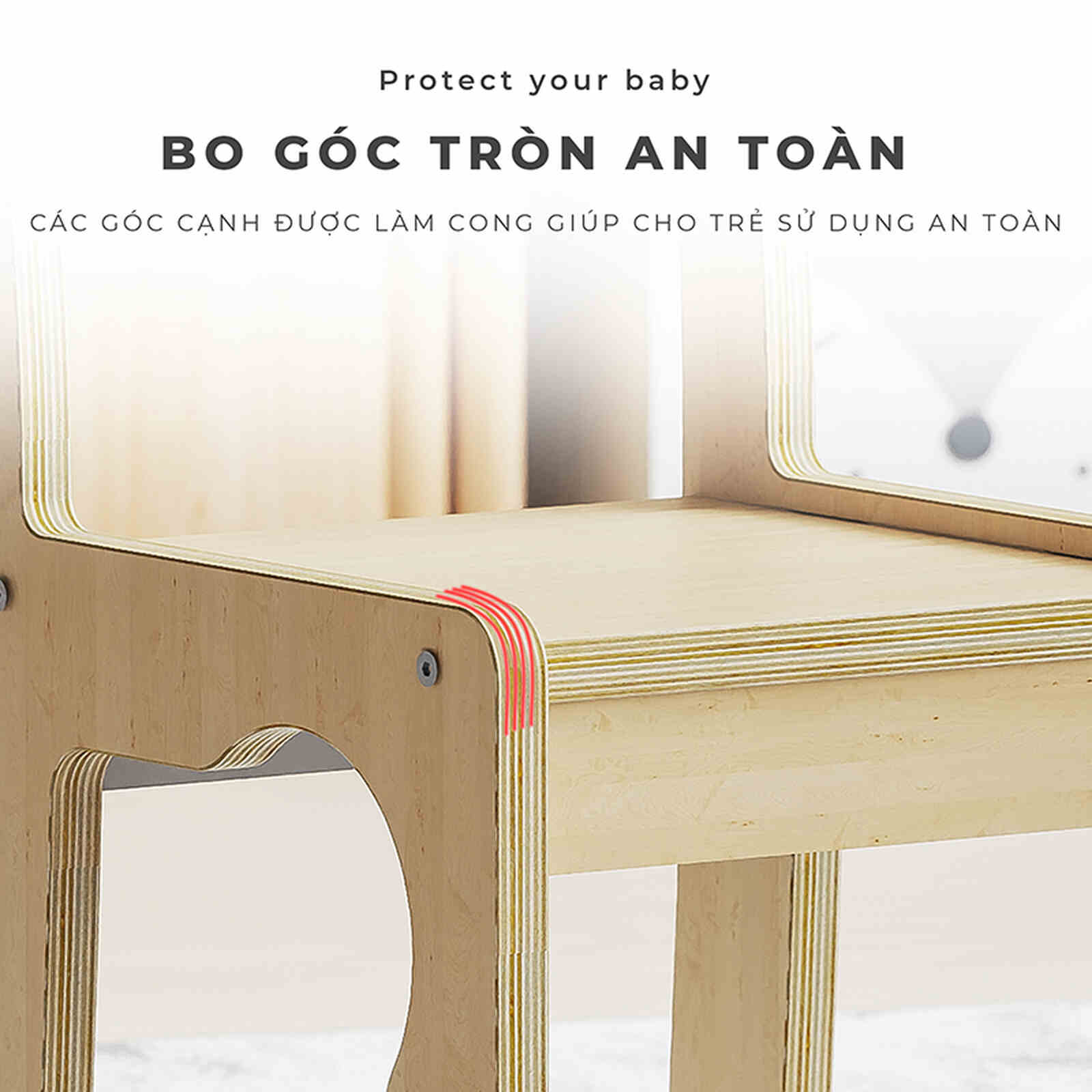 Ghế đa năng cho trẻ mẫu giáo