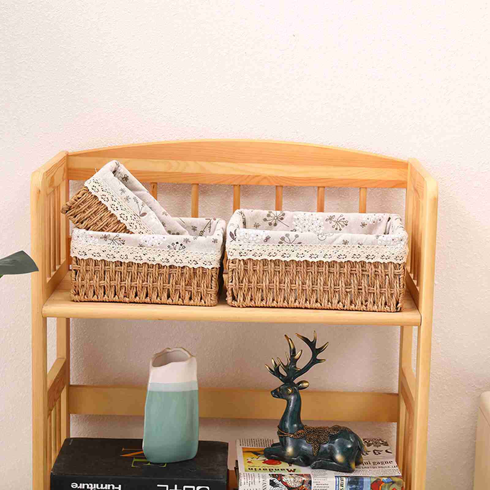 Giỏ nan decor bộ 3