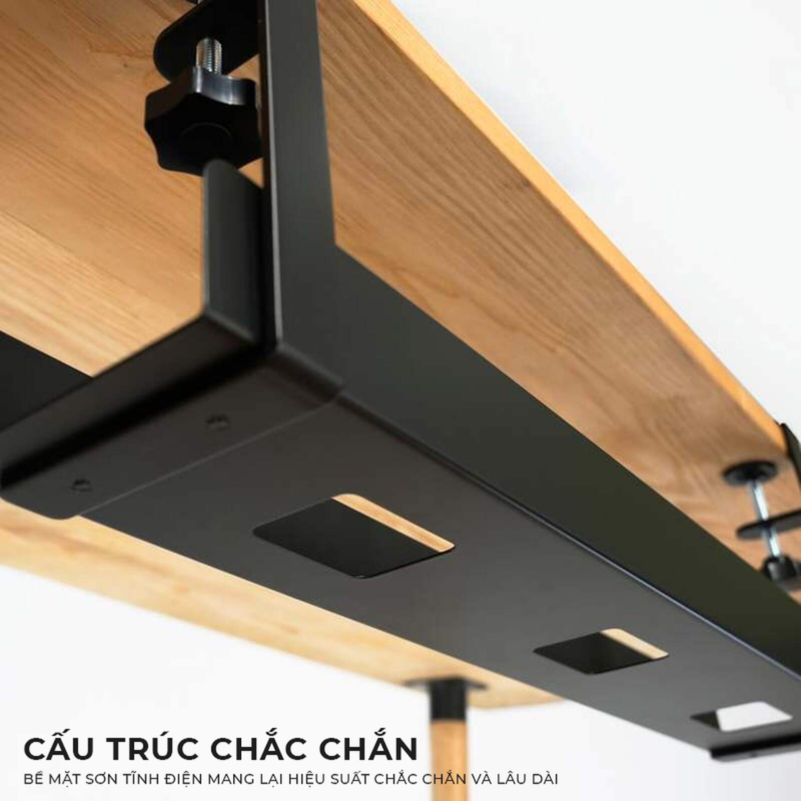 Khay đi dây điện gầm bàn làm việc 600