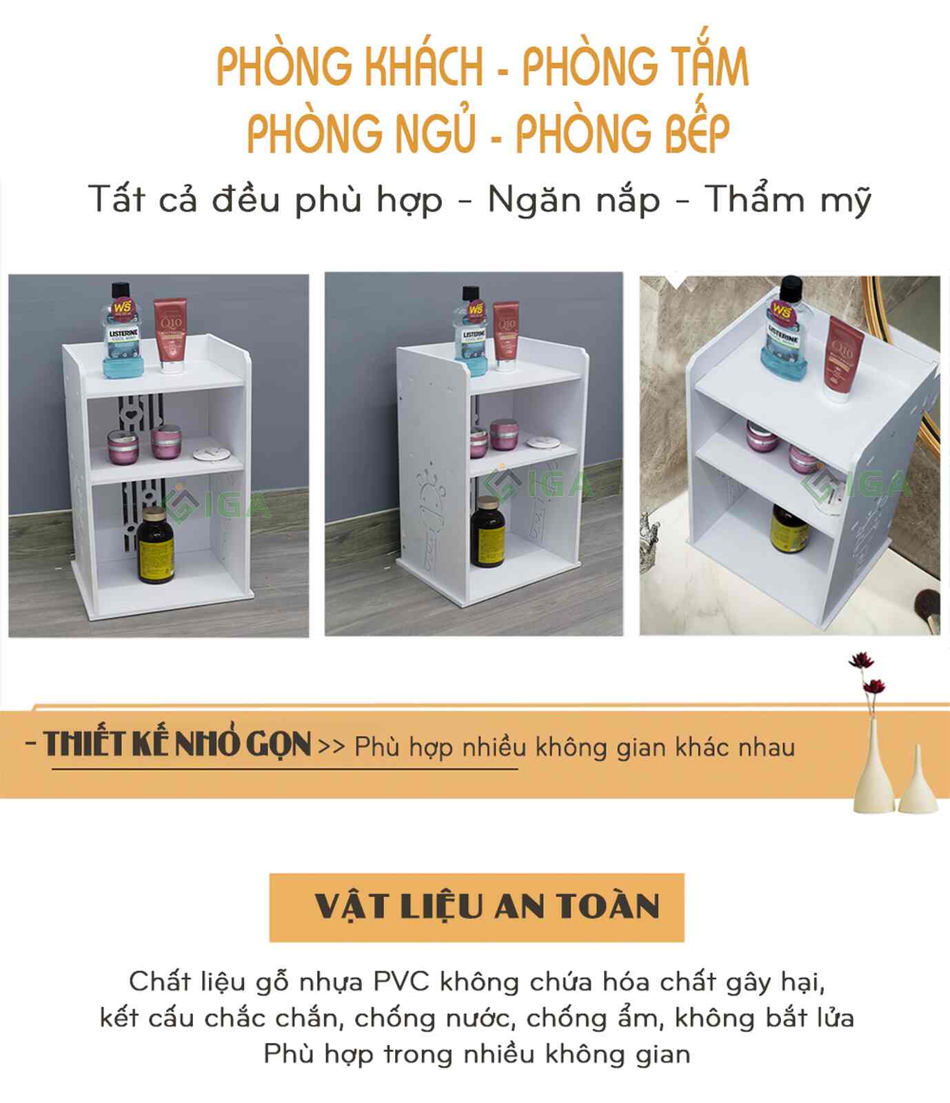 Kệ đứng hoa văn hươu