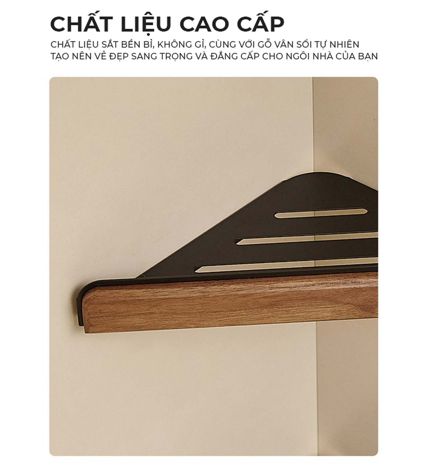 Kệ góc dán tường nhà tắm