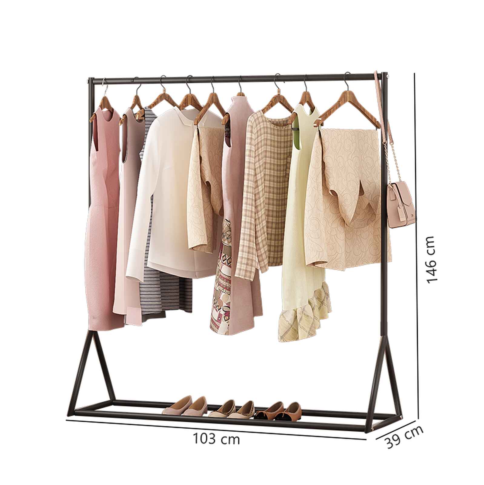 Giá treo quần áo simple chữ Y