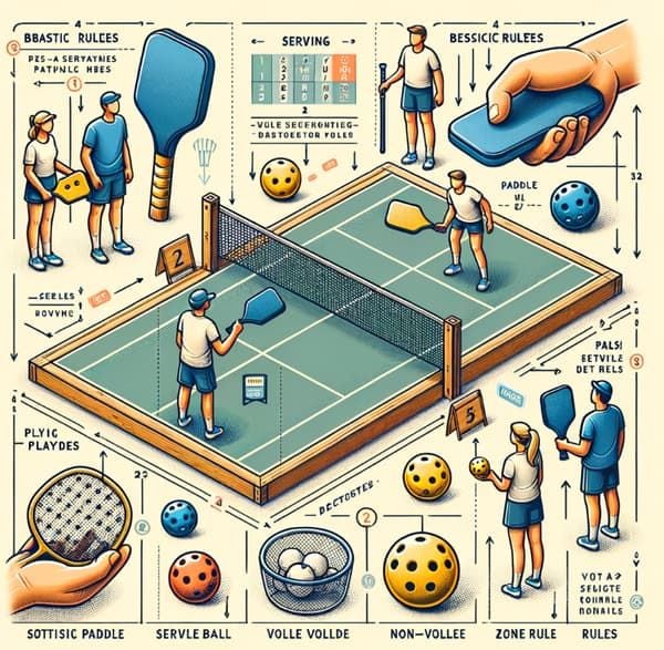 cách chơi pickleball