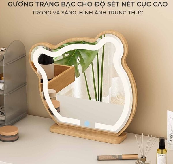 gương gấu để bàn