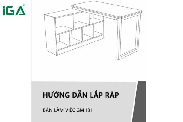 cách lắp bàn học gỗ ép