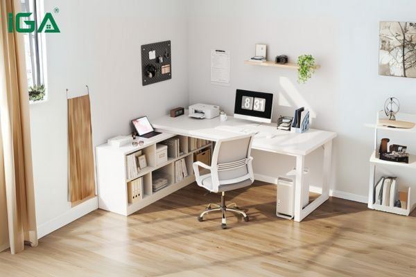 bàn học bàn làm việc chữ l