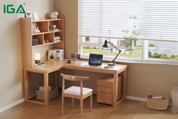 bàn học bàn làm việc chữ l