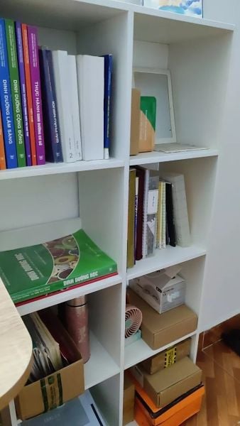 kệ sách tổ ong