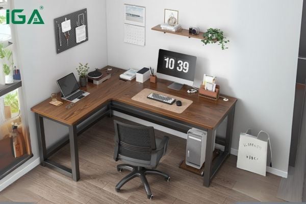 bàn học bàn làm việc chữ l
