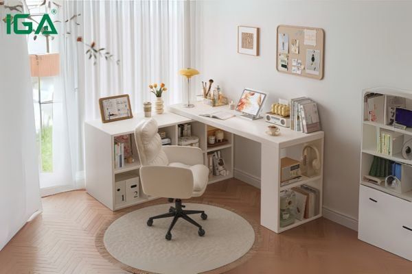 cách lắp bàn học gỗ ép