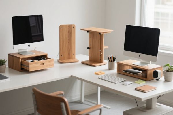 kệ gỗ để màn hình máy tính