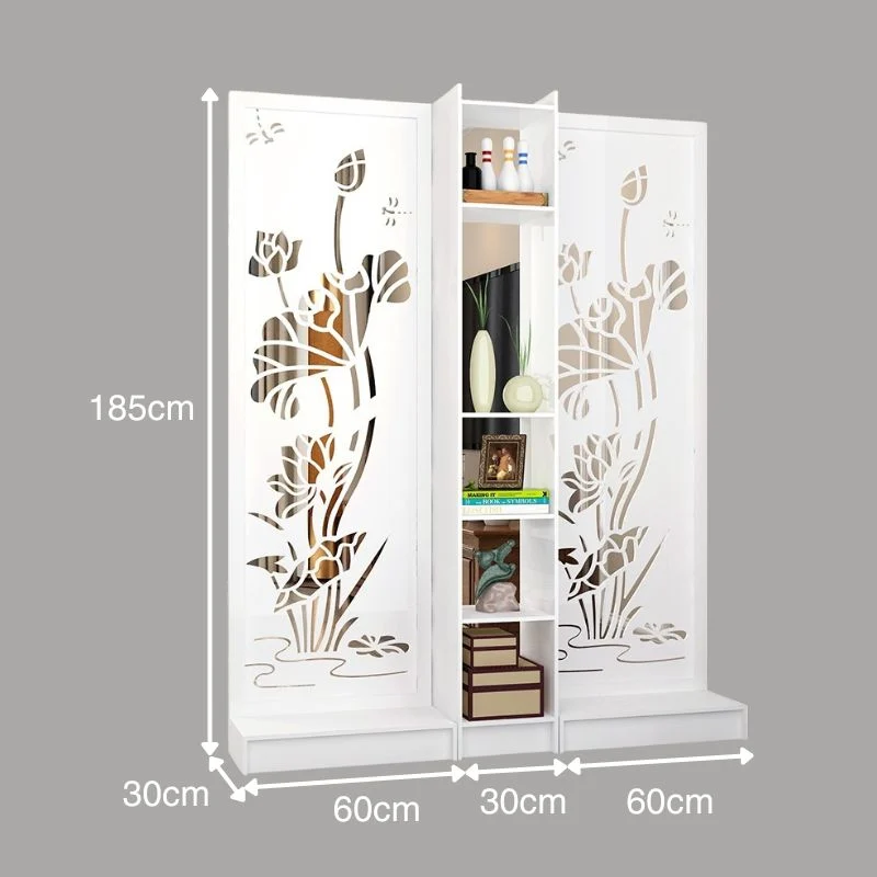 Kệ liền vách ngăn hình hoa sen