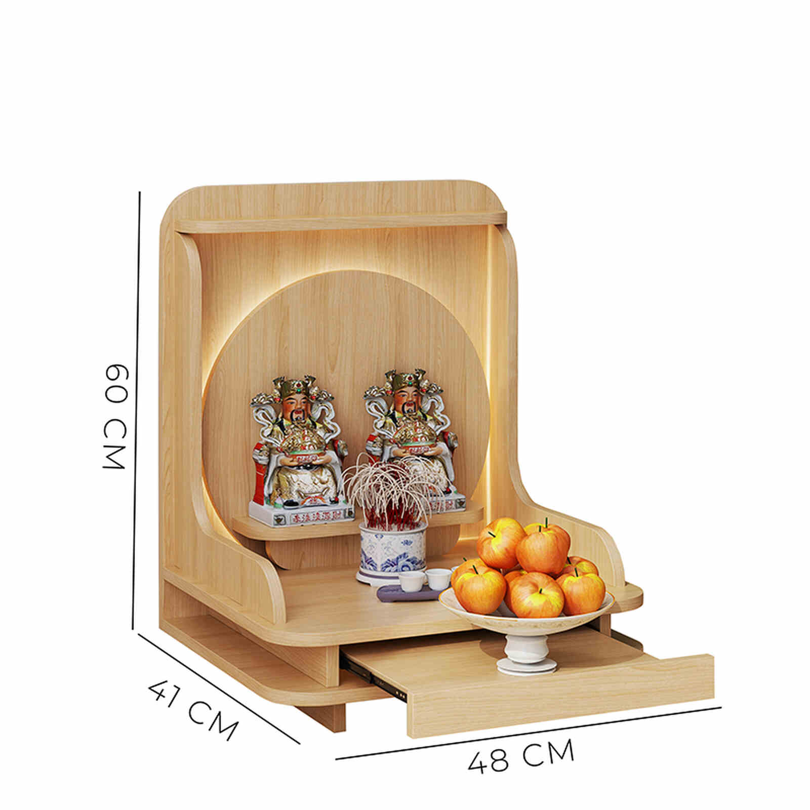 Bàn thờ thần tài phong thủy