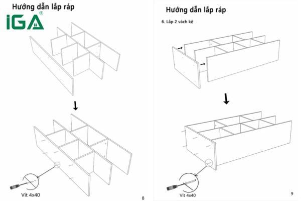 cách lắp bàn học thông minh