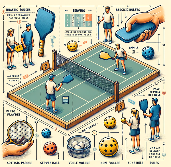 luật chơi pickleball