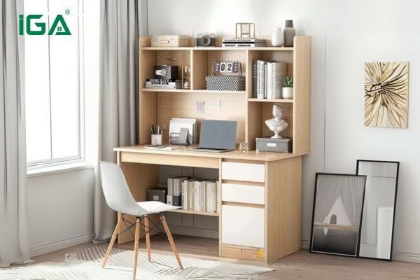 cách lắp bàn học gỗ ép