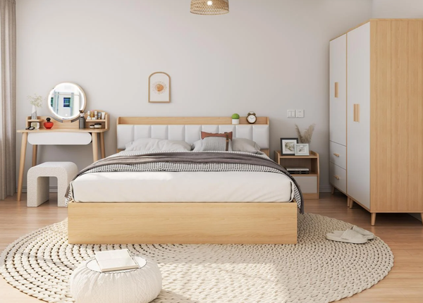 Giường ngủ phong cách tối giản