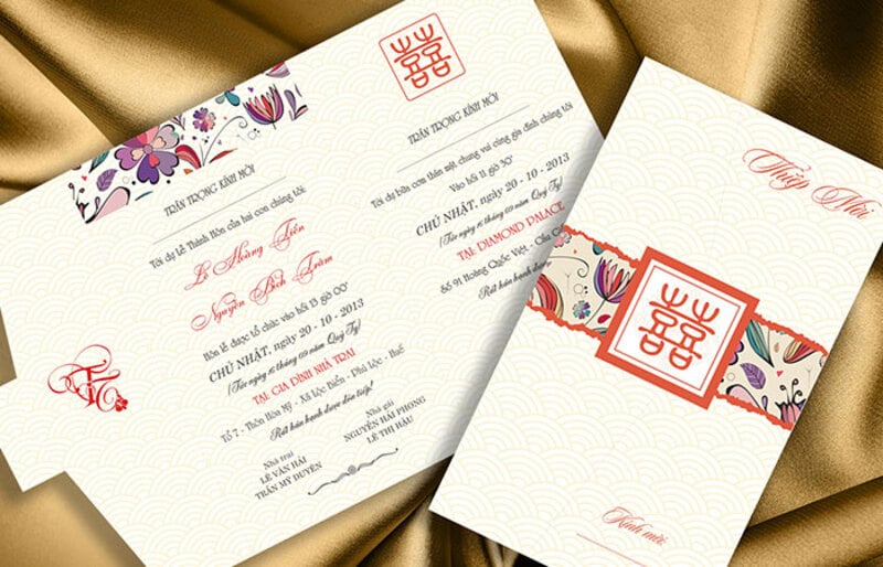 Cách viết thiệp cưới khi mất ba mẹ như thế nào?
