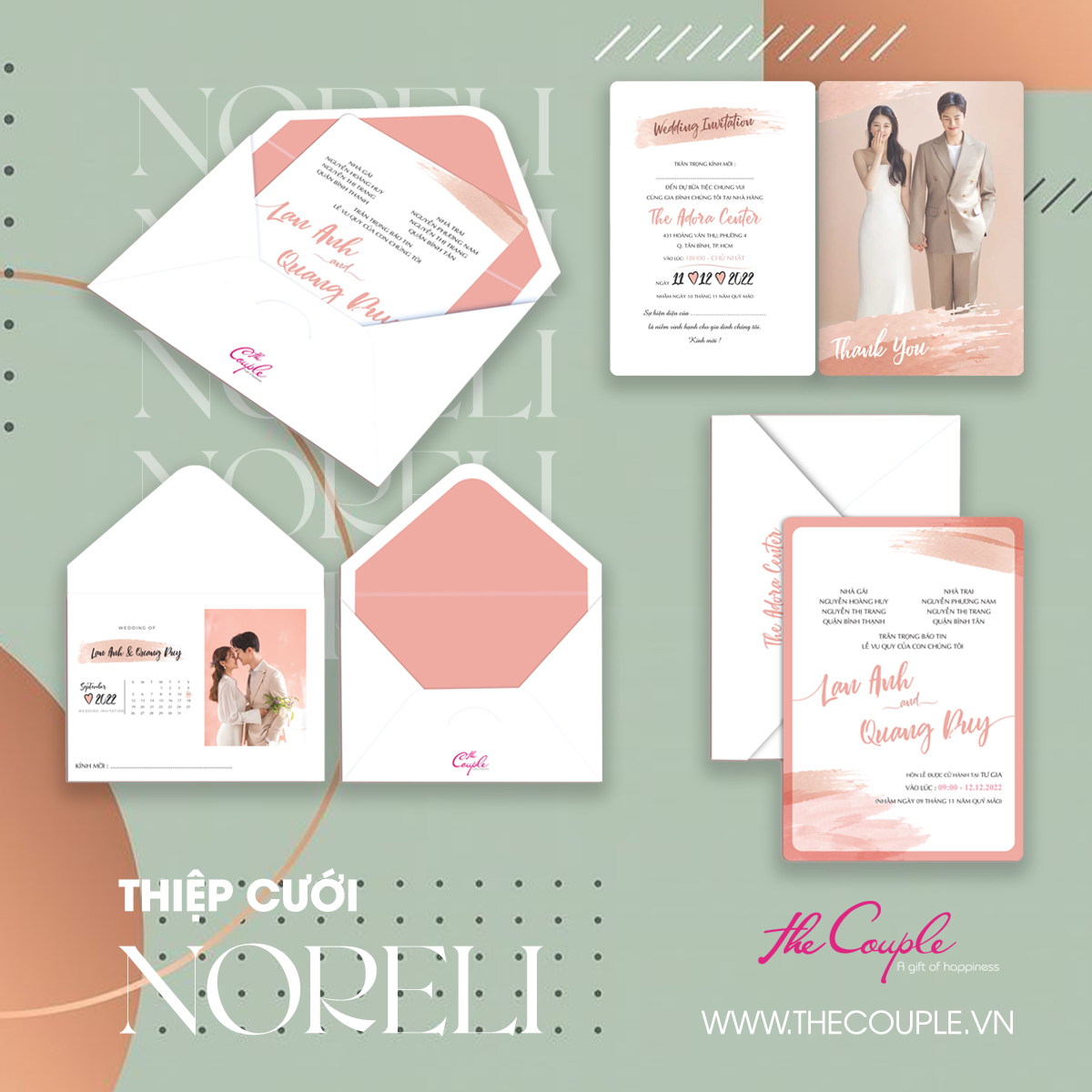 Những lưu ý khi bạn in thiệp cưới lấy liền đẹp chất lượng The Couple