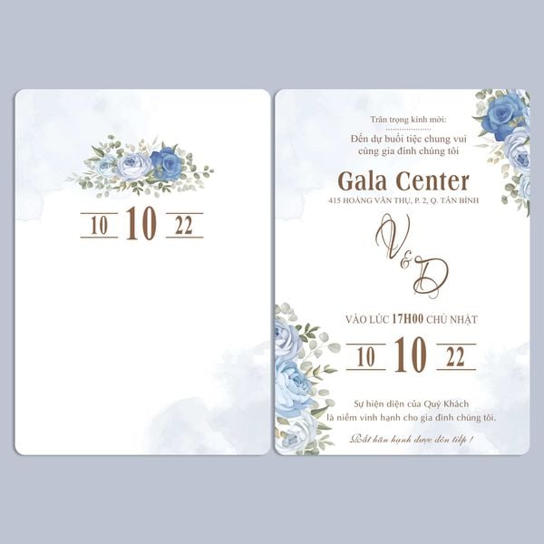 Thiệp cưới The Couple