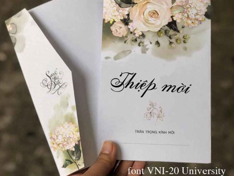 Font chữ VNI-20 University