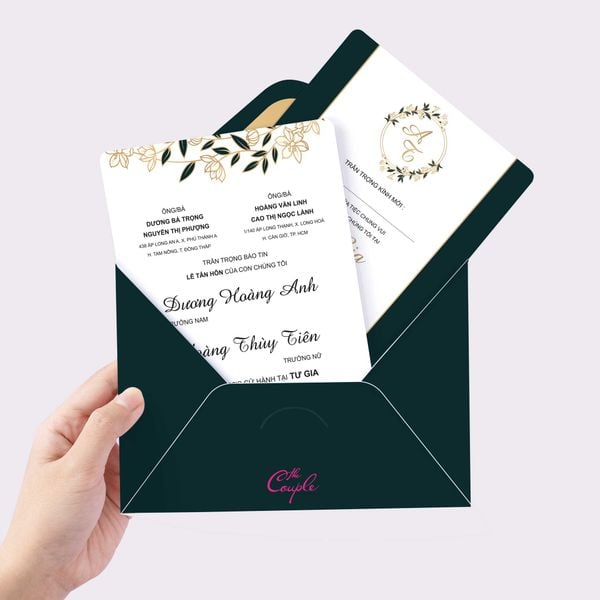 Thiệp cưới The Couple